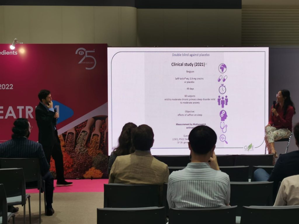 Emilio Llagostera and Monica Stephenson talking about our Clinical Study with Saffr’Activ.